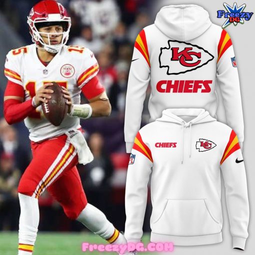 Kansas City Chiefs New Uniform 2024-25 White Hoodie