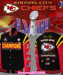 Kansas City Chiefs Super Bowl LVIII Champions Bomber Jacket