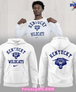 Kentucky Wildcats Basketball 2024 White Sweatshirt