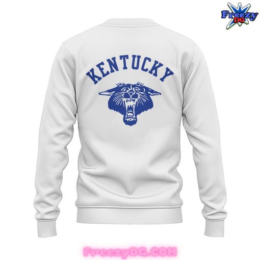 Kentucky Wildcats Basketball 2024 White Sweatshirt