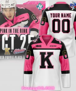 Kingston Frontenacs x Pink in the Rink 2024 Hoodie