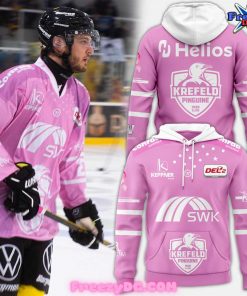 Krefeld Pinguine Maurits Maschinenbau 2024 Pink Hoodie