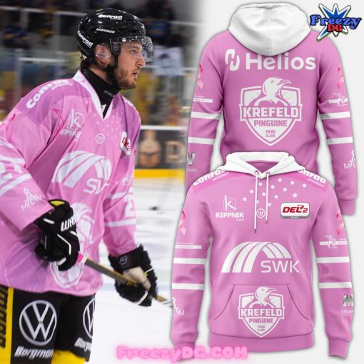 Krefeld Pinguine Maurits Maschinenbau 2024 Pink Hoodie