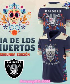 Las Vegas Raiders Dia De Los Muertos 2024 Football Jersey