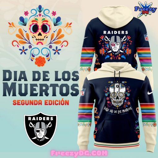 Las Vegas Raiders Dia De Los Muertos Hoodie