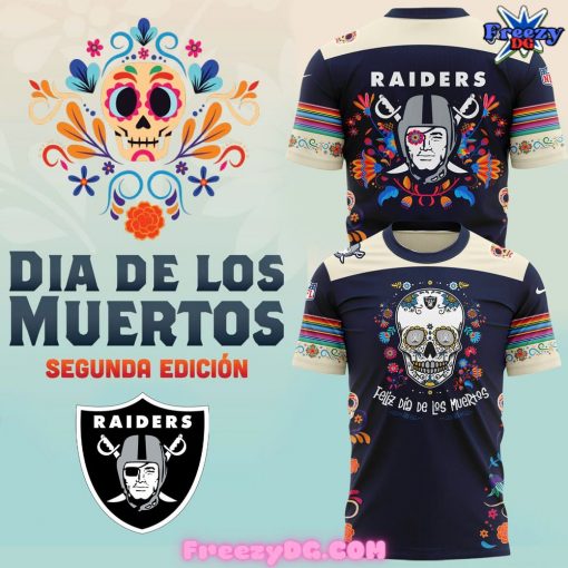 Las Vegas Raiders Dia De Los Muertos T-Shirt