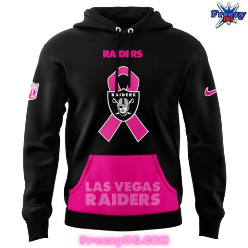 Las Vegas Raiders Octubre Rose Black Hoodie