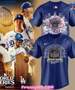 Los Angeles Dodgers Royal 2024 World Series Blue Baseball Jersey