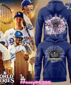 Los Angeles Dodgers Royal 2024 World Series Blue Hoodie