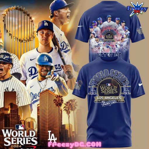 Los Angeles Dodgers Royal 2024 World Series Blue T-Shirt