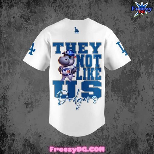 Los Angeles Dodgers They Not Like Us 2024 Baseball Jersey