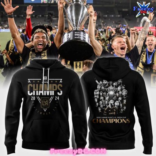 Los Angeles Football Club (LAFC) 2024 US Open Cup Champions Hoodie