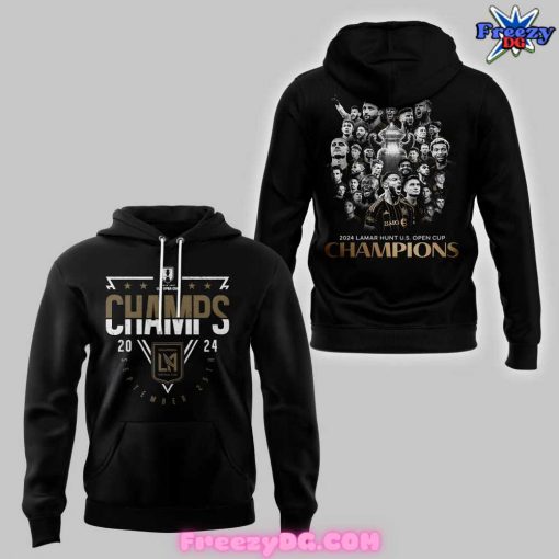 Los Angeles Football Club (LAFC) 2024 US Open Cup Champions Hoodie