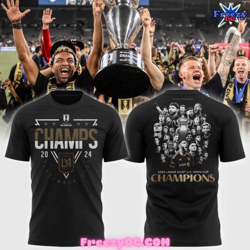 Los Angeles Football Club (LAFC) 2024 US Open Cup Champions T-Shirt