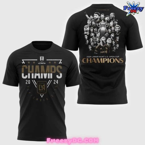 Los Angeles Football Club (LAFC) 2024 US Open Cup Champions T-Shirt