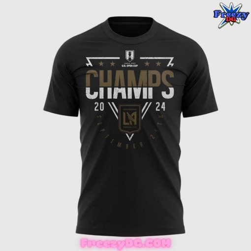 Los Angeles Football Club (LAFC) 2024 US Open Cup Champions T-Shirt