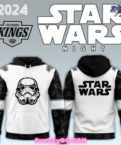 Los Angeles Kings x Star Wars Night 2024 White Hoodie