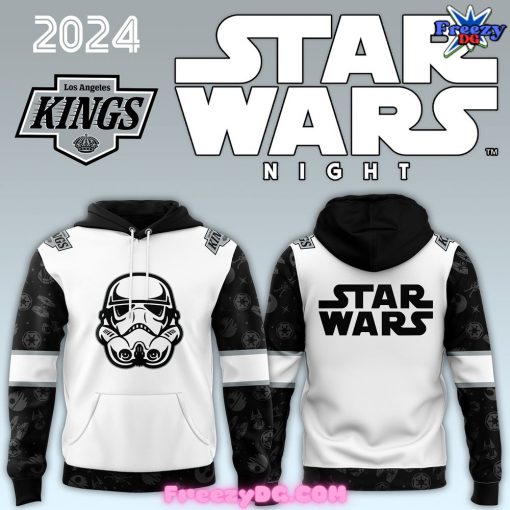 Los Angeles Kings x Star Wars Night 2024 White Hoodie