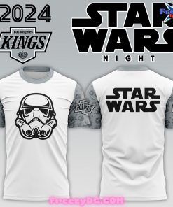 Los Angeles Kings x Star Wars Night 2024 White T-Shirt