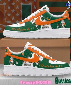 Miami Hurricanes Coral Gables Nike Air Force 1