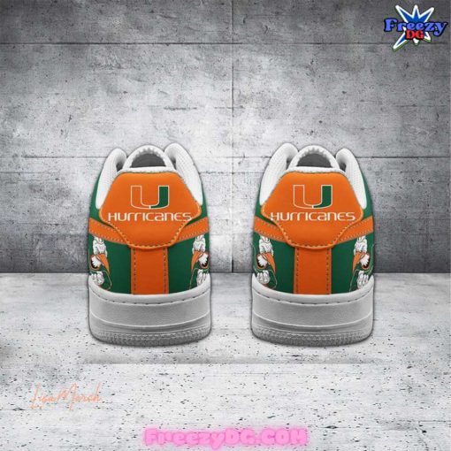 Miami Hurricanes Coral Gables Nike Air Force 1