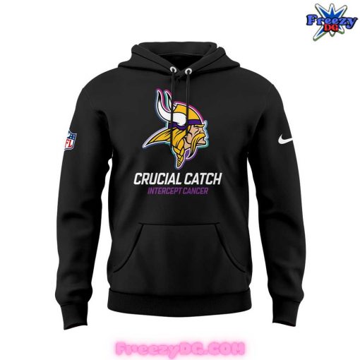 Minnesota Vikings Crucial Catch Intercept Cancer 2024 Hoodie