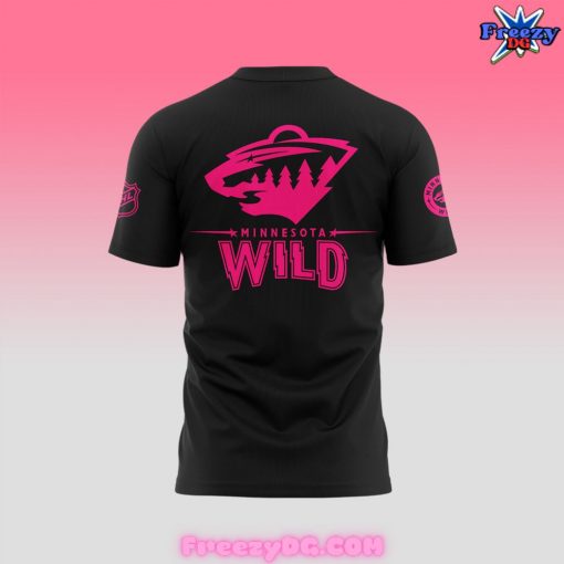 Minnesota Wild Breast Cancer Awareness Month 2024 T-Shirt