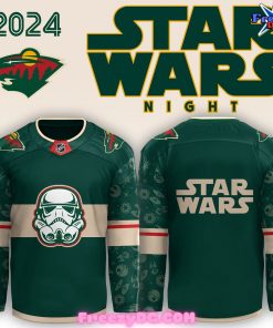 Minnesota Wild Star Wars Custom 2024 Hockey Jersey