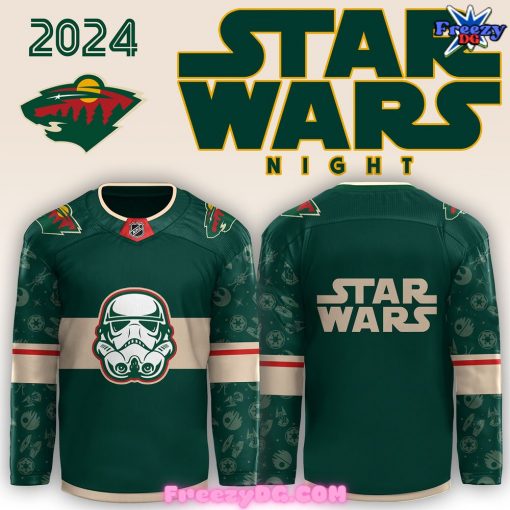 Minnesota Wild x Star Wars Night 2024 Hockey Jersey