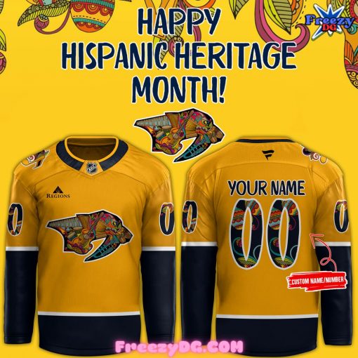 Nashville Predators x Hispanic Music Heritage Night 2024 Special Hockey Jersey