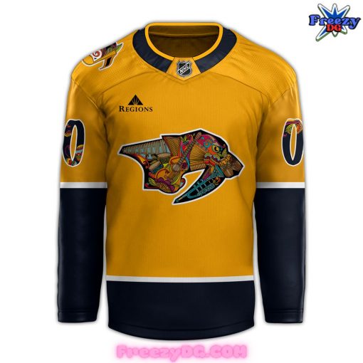 Nashville Predators x Hispanic Music Heritage Night 2024 Special Hockey Jersey