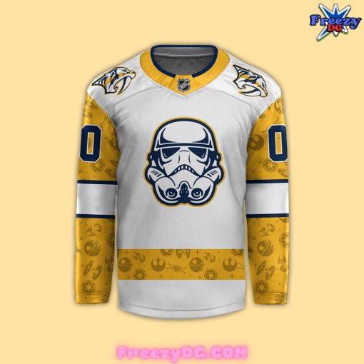 Nashville Predators x Star Wars Night 2024 Custom Hockey Jersey