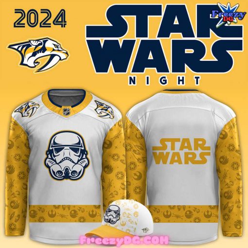 Nashville Predators x Star Wars Night 2024 Hockey Jersey