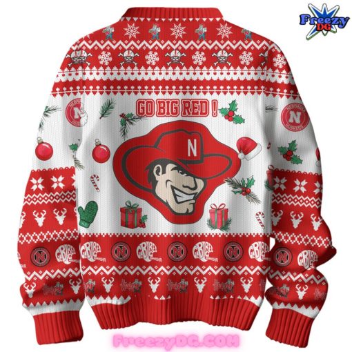 Nebraska Huskers Have a Red Christmas Sweater