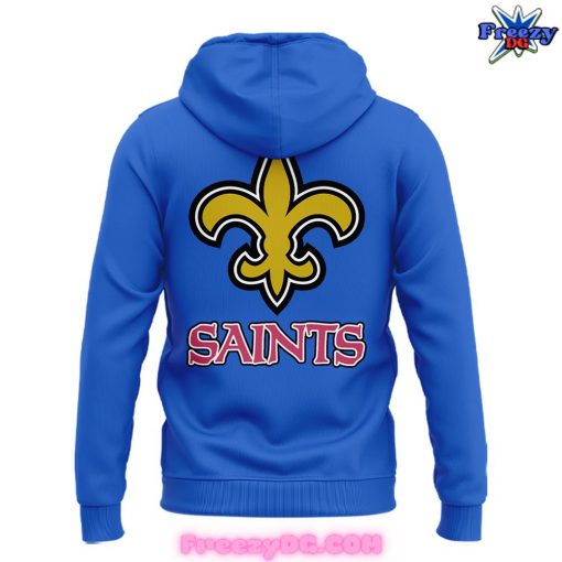 New Orleans Saints Always On Tour 2024 Blue Hoodie