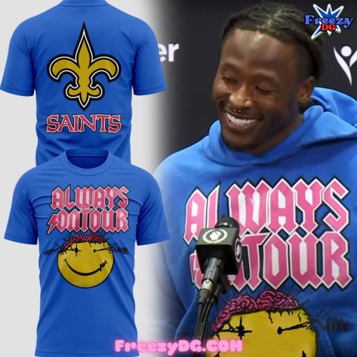 New Orleans Saints Always On Tour 2024 T-Shirt