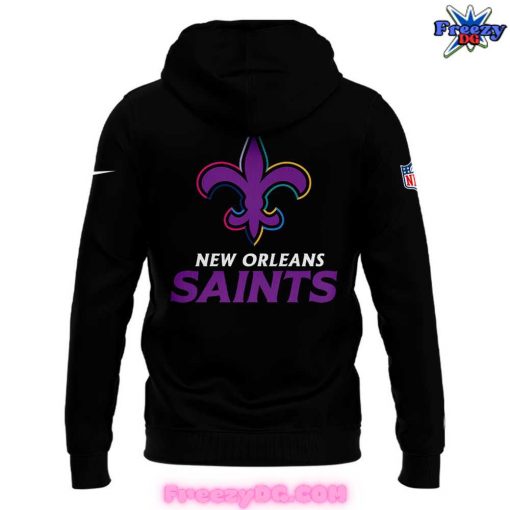 New Orleans Saints NFL Crucial Catch 2024 Black Hoodie