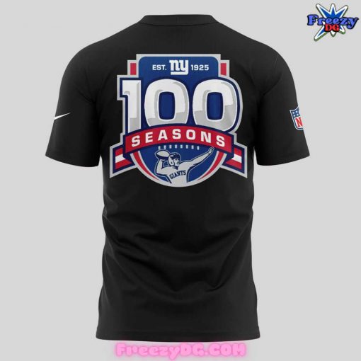 New York Giants Crucial Catch 100 Seasons T-Shirt