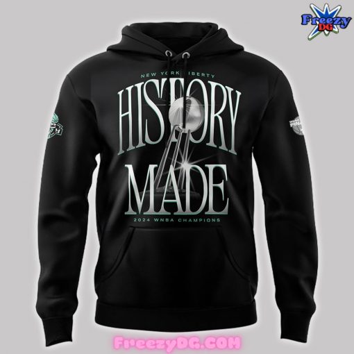 New York Liberty History Made WNBA Champion 2024 Black Hoodie