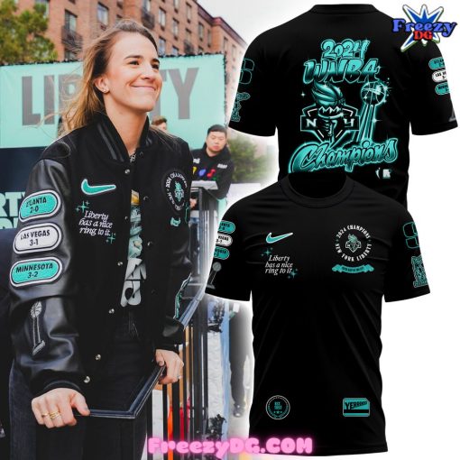 New York Liberty 2024 WNBA Champions Special T-Shirt