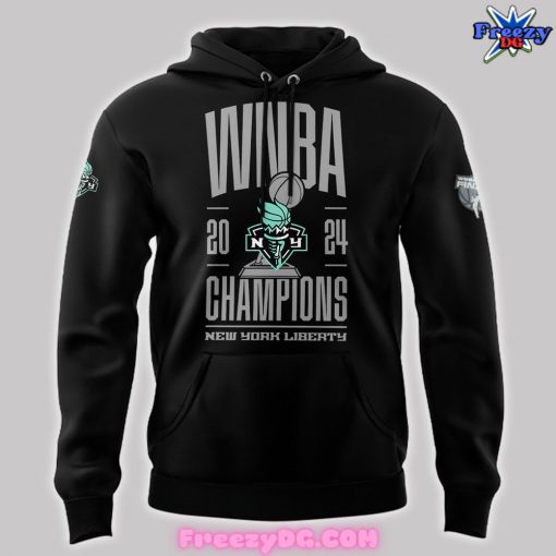 New York Liberty WNBA Champions 2024 Black Hoodie