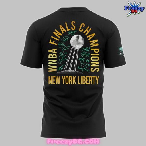 New York Liberty WNBA Champions 2024 Black T-Shirt