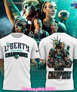 New York Liberty WNBA Champions 2024 White T-Shirt