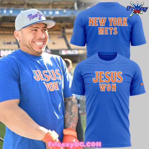 New York Mets Jesus Won 2024 T-Shirt