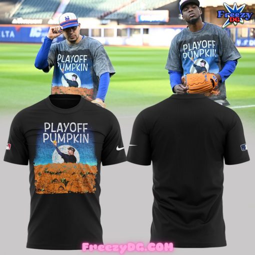 New York Mets Playoff Pumpkin T-Shirt