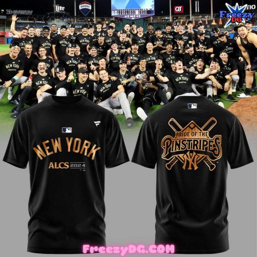 New York Yankees Pride of the Pinstripes 2024 Black T-Shirt