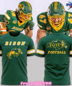 North Dakota State Bison Football 2024 Green T-Shirt