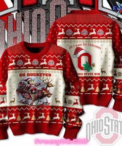 Ohio State Football All I Want For Christmas Sweater