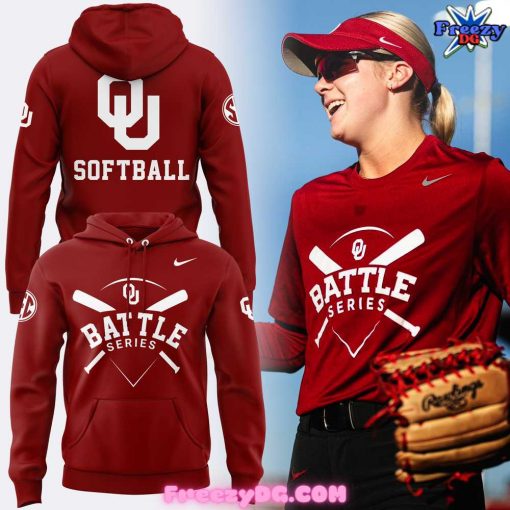 Oklahoma Football Battle Series 2024 Red Hoodie