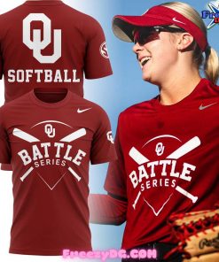 Oklahoma Football Battle Series 2024 Red T-Shirt